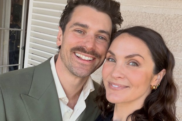 Matty J with wife Laura Byrne.
