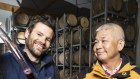 Seville Winery chief winemaker Dylan McMahon and owner Wang Yiping.