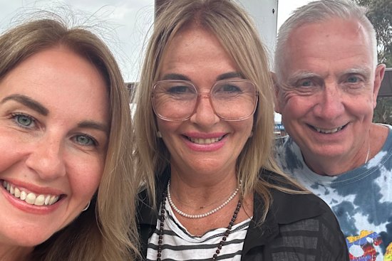 The author (left) with her sister, Maddie and brother, Mark.