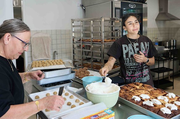 Ard founder and baker Christiana Daaboul with mother Marie.