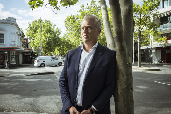 Lord mayoral candidate Arron Wood wants to install more CCTV and deploy more security officers in Melbourne.