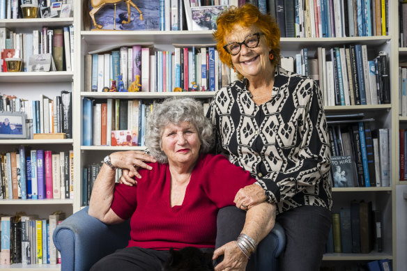 Joan Nestle (left) and Di Otto 