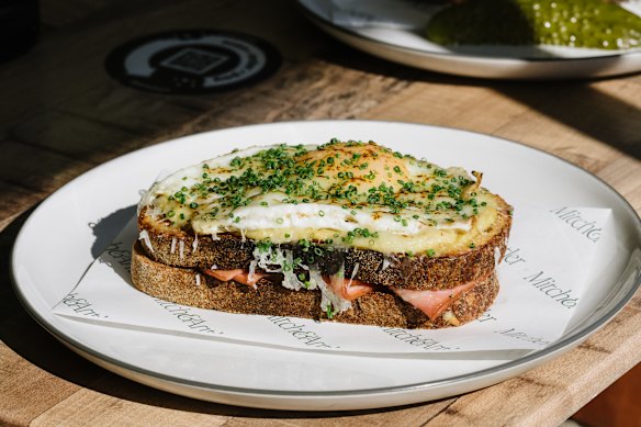 Mitch &amp; Antler’s croque madame.