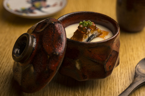 Nori Maki’s chawanmushi custard hides eel and crab meat.