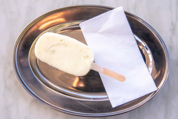 Gin-and-tonic “Magnum” ice-cream.