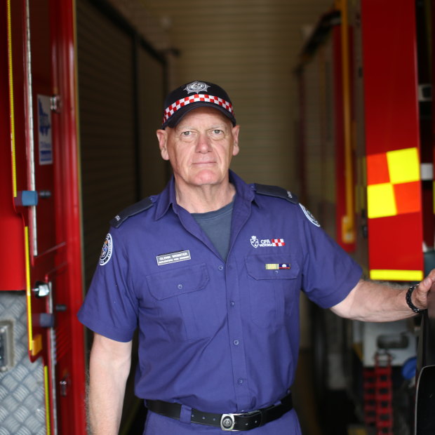 “I won’t ever forget it,” says Daylesford CFA captain Glenn Webster.