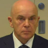 Crown Melbourne’s general manager of VIP customer service, Peter Lawrence, giving evidence to Victoria’s royal commission last year.