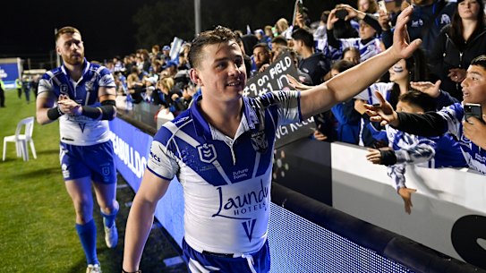 Reed Mahoney and the Bulldogs will play their finals match on Sunday.