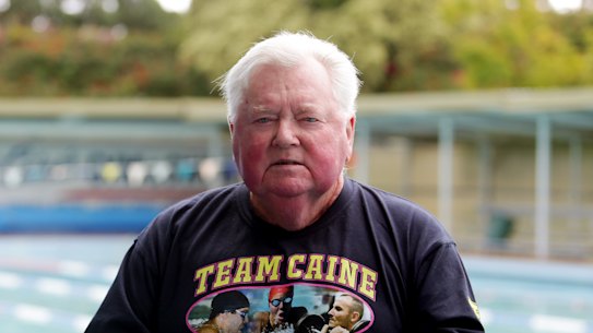 Dick Caine was the long-running head coach at the Carss Park swimming pool in Sydney’s south.