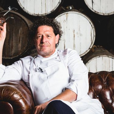 British chef Marco Pierre White says of Zonfrillo, “He’s very nice. The only problem is that almost everything he has written about me is untrue.”