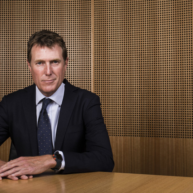 Attorney-General Christian Porter is a rising star in Canberra. 
