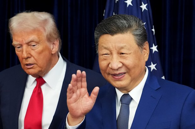 Trump and Chinese President Xi Jinping in October.