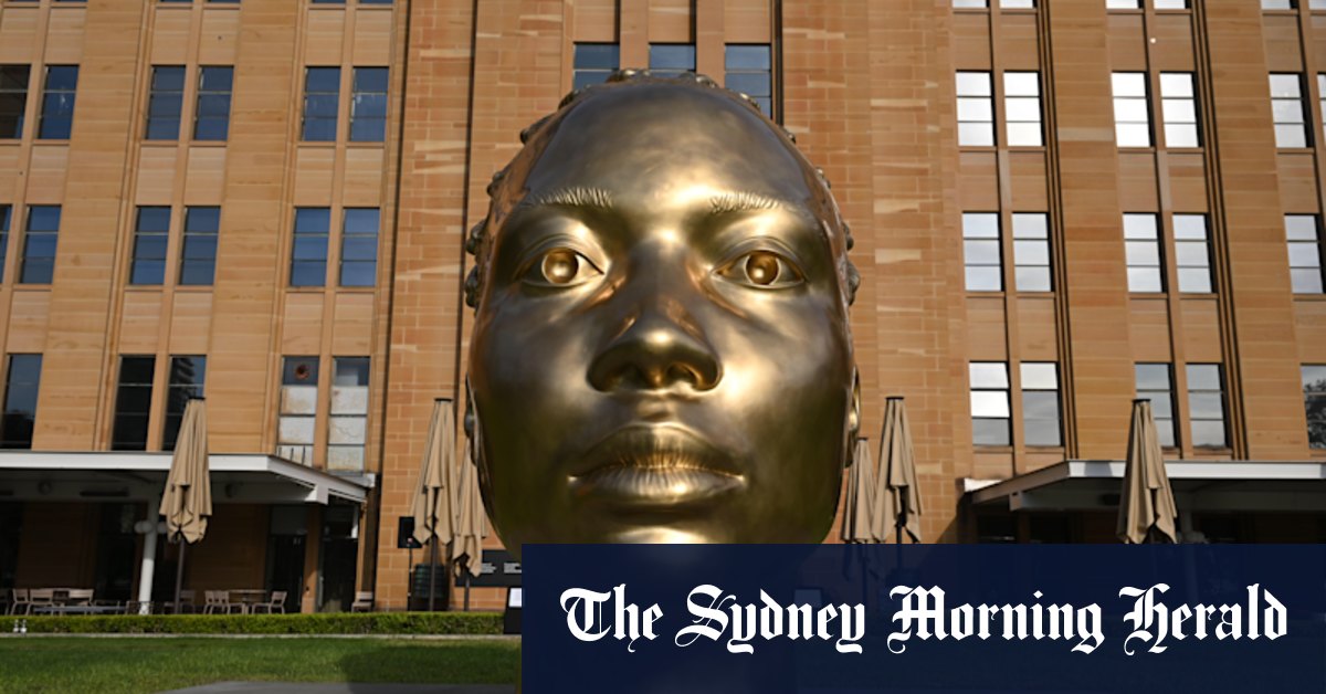 This dazzling new harbourside statue celebrates everyday heroes. But it comes with a warning