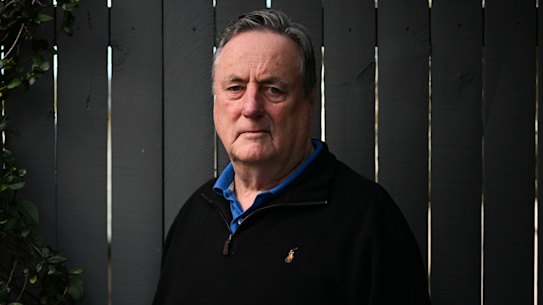 Former AFP commissioner Mick Keelty at his home in Brisbane this week.