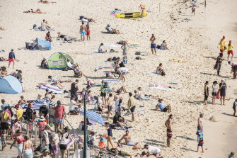 Locals at Bronte Beach.