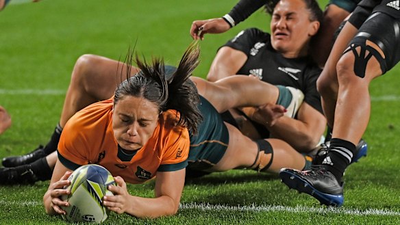 Teenager Bienne Terita scored two tries for Australia.