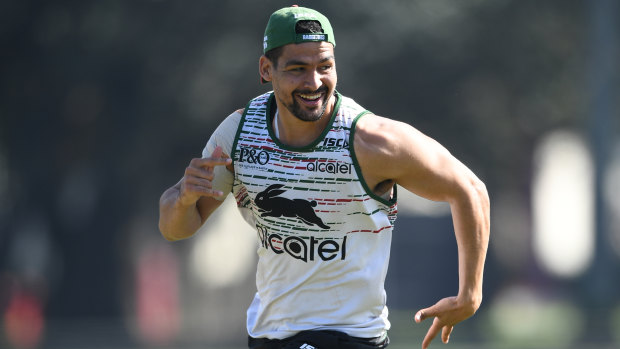 Contender: South Sydney playmaker Cody Walker is doing his Origin hopes no harm.
