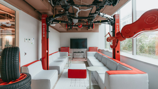 SafetyCulture’s Toyota-themed meeting room.