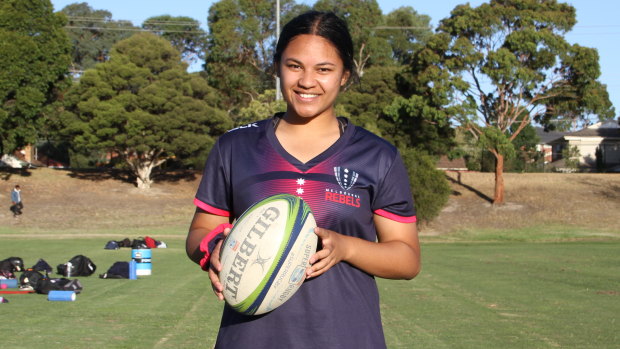 Liana Pritchard-Matamua is one of a number of young players the Melbourne Rebels have focused on recruiting for Super W.