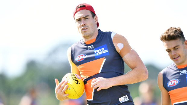 On track for a ton: GWS Giants star Jeremy Cameron can hit 100 goals this season, according to Wayne Carey.