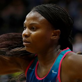 Melbourne Vixens' Mwai Kumwenda.