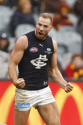 Harry McKay played a starring role in Carlton’s win.
