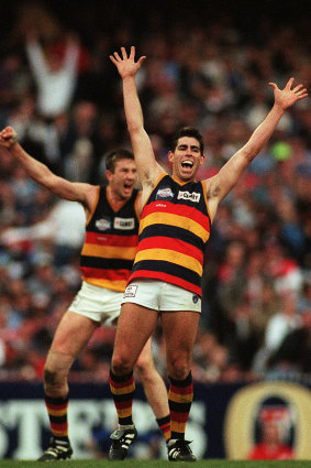 Darren Jarman was an AFL superstar in the 1990s, first with Hawthorn, then with Adelaide.