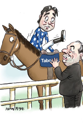 New Tabcorp boss Gillon McLachlan and Racing NSW boss Peter V’landys can expect to meet again.
