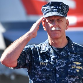 Former US Pacific Fleet commander, Admiral Scott Swift.