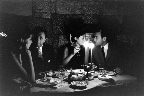 Dining in Beirut, 1961.