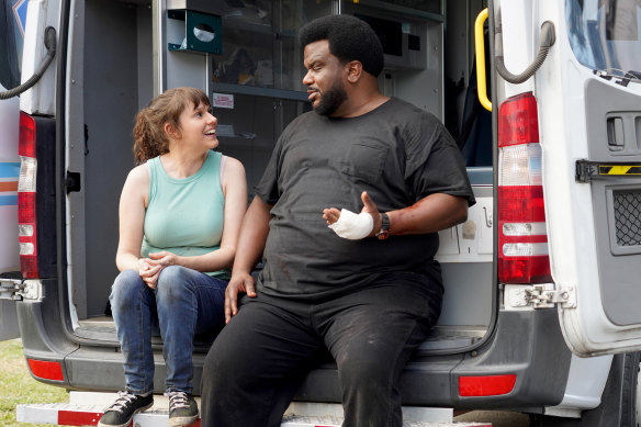 Brooklyn Nine-Nine favourite Craig Robinson with Claudia O’Doherty in Killing It.