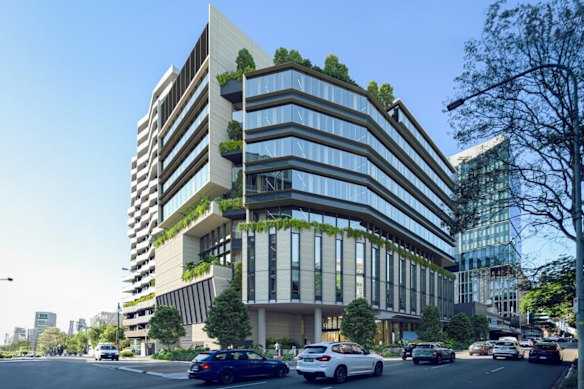 Consolidated Property Group’s plans for a nine-storey office tower on the corner of Ann and Chester streets in Fortitude Valley.
