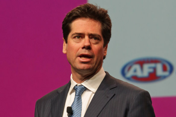 AFL chief Gillon McLachlan.