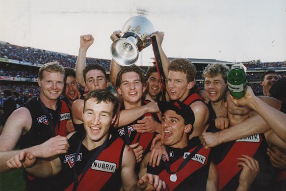 Fletcher was part of the famous “Baby Bombers” premiership side of 1993.