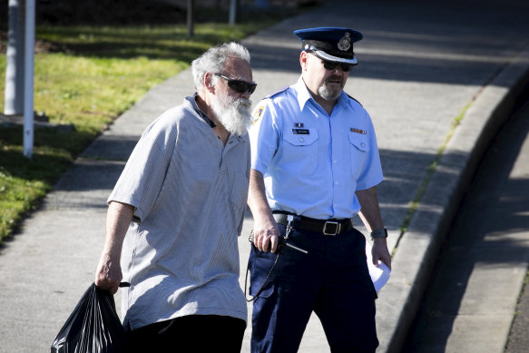 Michael Guider leaves Long Bay Correctional Complex in September 2019.