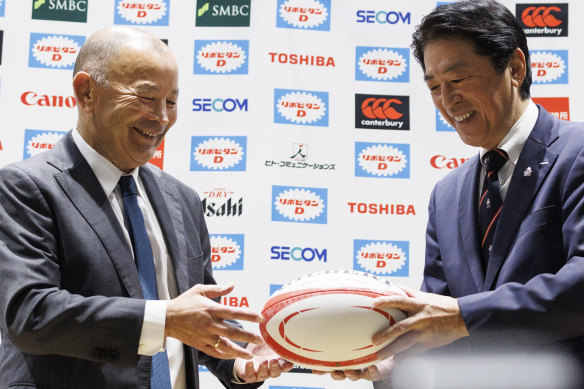 Former Wallabies Eddie Jones was announced as the new coach of the Japan rugby team this week.