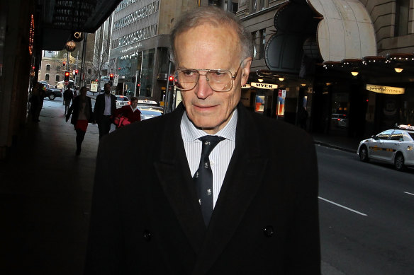Former High Court justice Dyson Heydon.