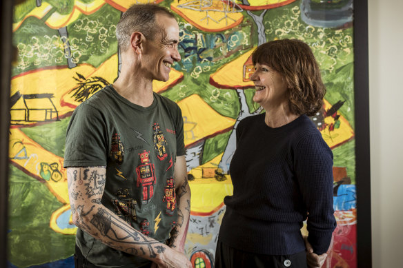 Andy and Jill Griffiths will talk about their first meeting and their creative partnership at the opening of the Melbourne Writers Festival.