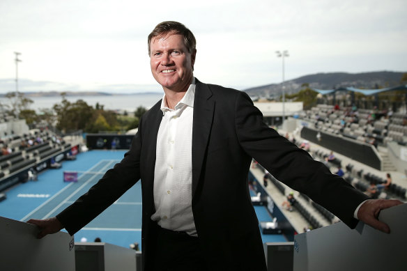 Former Tennis Australia president, Steve Healy.