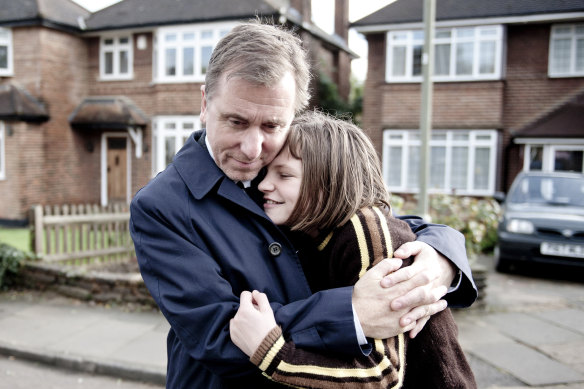 Tim Roth and Eloise Laurence in a scene from Broken.