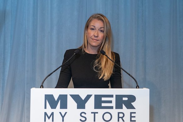 Myer chief executive Olivia Wirth.