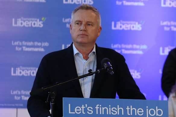 Tasmanian Premier Jeremy Rockliff in June this year.