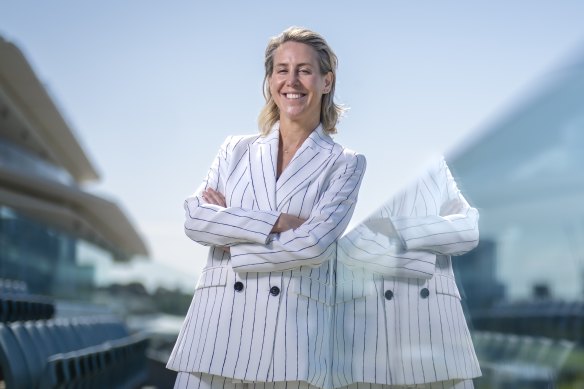 Victoria Racing Club chief executive Kylie Rogers is opening up member areas to the public for a price.