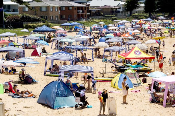 Cabanas are now common on Australia’s beaches.