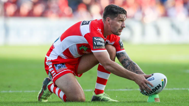 Hard to replace: If Widdop leaves the Dragons it will leave a gaping hole in the Red V's roster.
