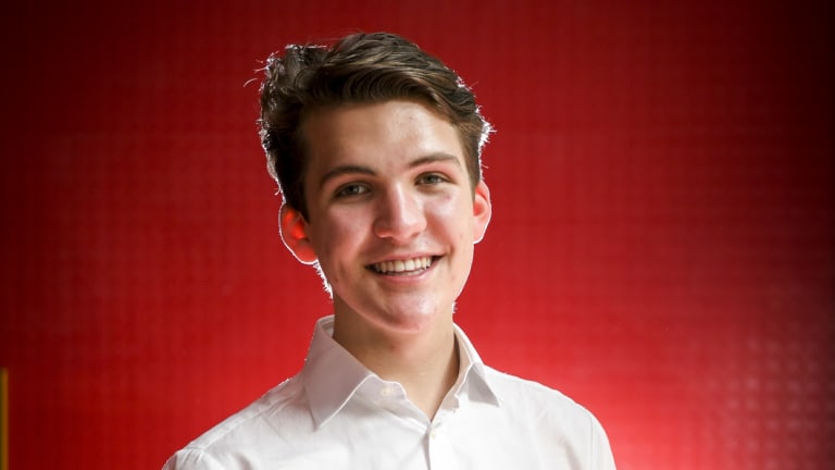 Austin Haynes earned a perfect score and the prestigious scholarship. 