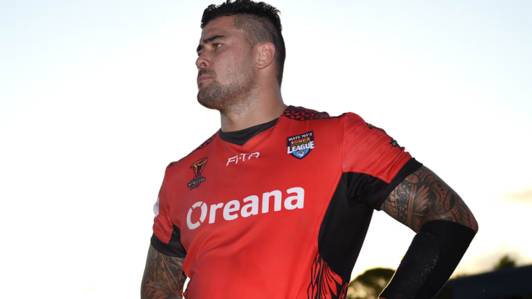 Big hitter: Andrew Fifita will line up for Tonga once again.