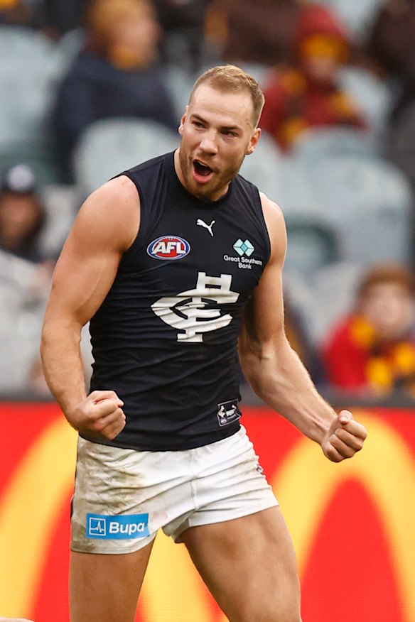 Harry McKay played a starring role in Carlton’s win.