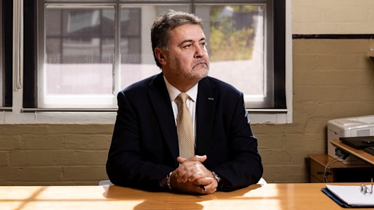 After less than two months in the job, Angelo Gavrielatos found himself in the middle of the state's biggest story