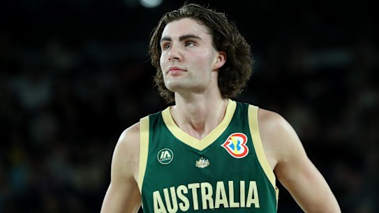 Josh Giddey was the Boomers’ best player at the World Cup.